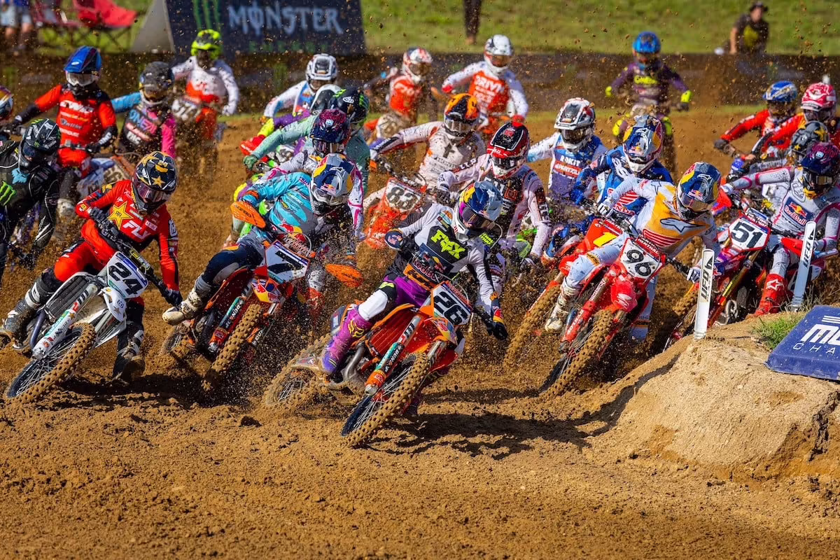 Хантер Лоуренс на трассе Budds Creek в Механиксвилле