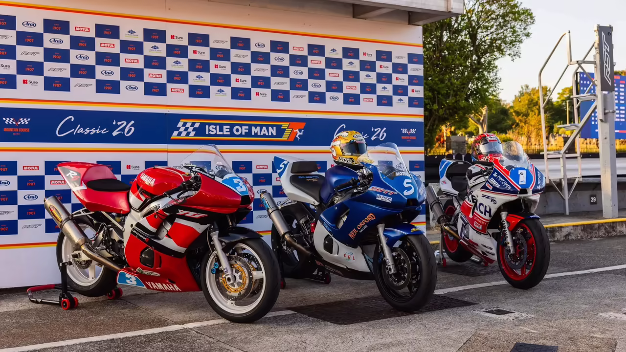 The Junior 600 Classic TT podium