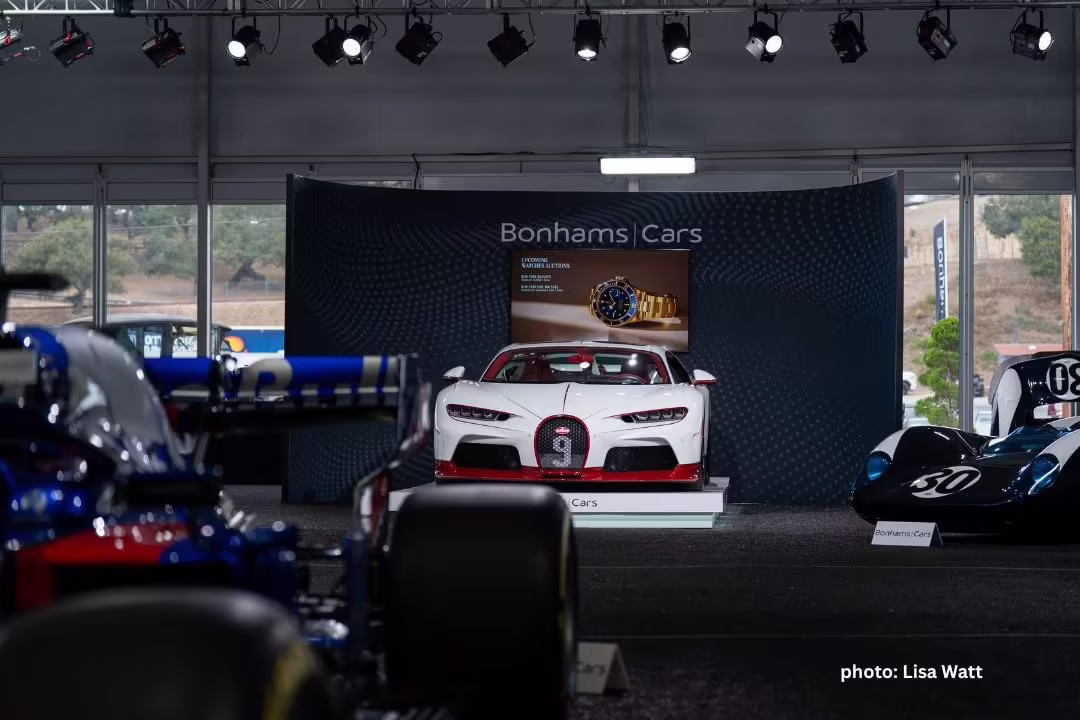 2024 Bugatti Chiron Super Sport: sold for $4,570,000. Photo courtesy WeatherTech Raceway Laguna Seca