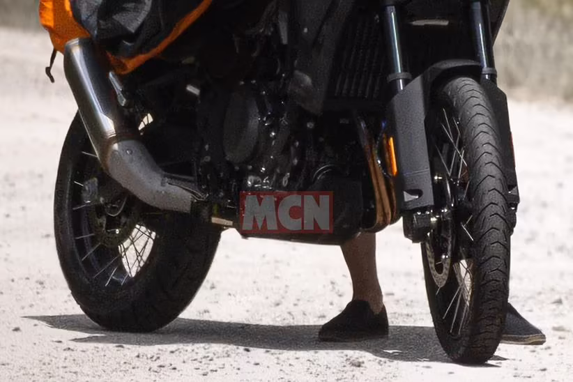 BMW F650GS prototype engine close-up