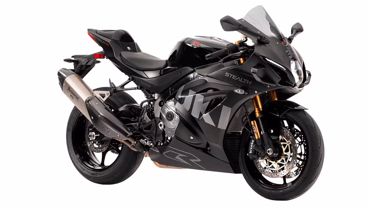 Лимитированный Suzuki GSX-R1000R Stealth в полностью чёрном исполнении