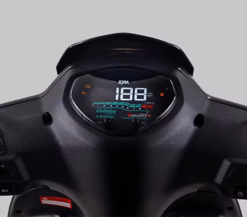 Il nuovo display del Simphony 125i