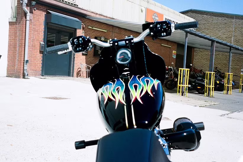 The Social Clubsport features Chester Bennington style flames