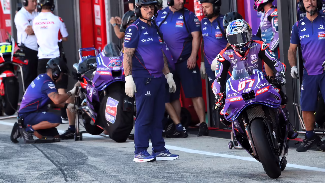 Топрак Разгатлиоглу на Yamaha Pramac в гонке MotoGP в Мизано