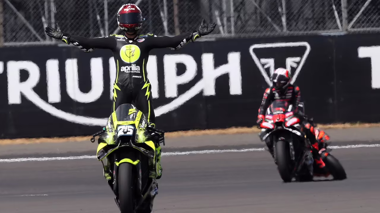 Raul Fernandez wins, 2026 Silverstone MotoGP. © Gold and Goose