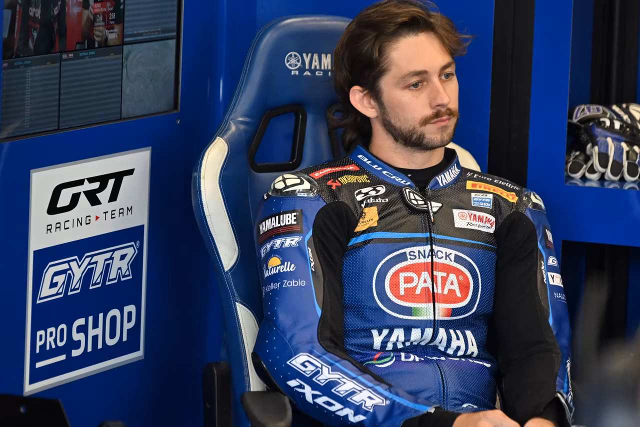 Remy Gardner, 2026 French WorldSBK, pit box. Credit: Gold and Goose. © Gold & Goose