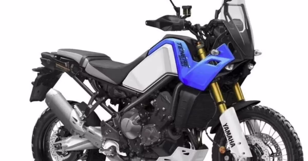 Тизер Yamaha с тремя импульсами на кардиомониторе - намёк на трёхцилиндровый мотор Ténéré 900